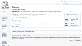 
                            3. Timocom – Wikipedia