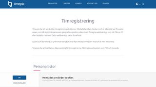 
                            3. Timregistrering - Timegrip - Workforce Management