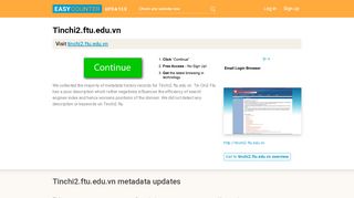 
                            9. Tin Chi2 Ftu (Tinchi2.ftu.edu.vn) - Cổng thông tin sinh viên,Công ty cổ ...