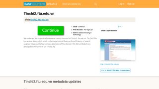 
                            9. Tin Chi2 Ftu (Tinchi2.ftu.edu.vn) - Cổng thông tin sinh viên,Công ty ...