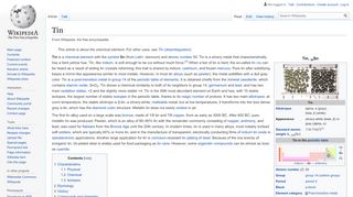
                            6. Tin - Wikipedia