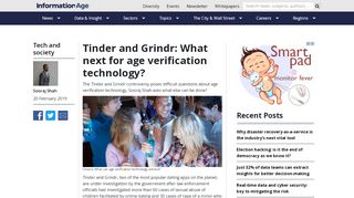 
                            10. Tinder and Grindr: What next for age verification technology?