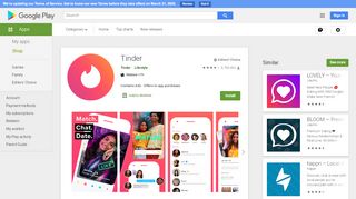 
                            2. Tinder – Apps bei Google Play