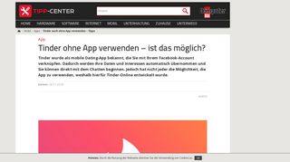 
                            10. Tinder auch ohne App verwenden – Tipps | TippCenter