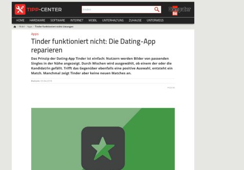 
                            11. Tinder funktioniert nicht: Lösungen | TippCenter