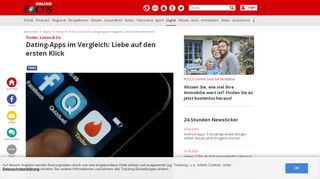 
                            9. Tinder, Lovoo & Co: Dating-Apps im Vergleich: Liebe auf den ersten ...