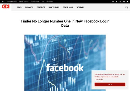 
                            10. Tinder No Longer Number One in New Facebook Login Data - Global ...