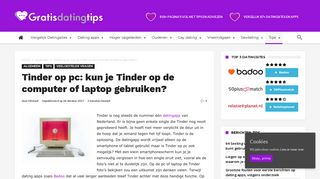 
                            6. Tinder op pc: kun je Tinder op de computer of laptop gebruiken ...
