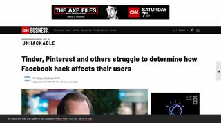 
                            5. Tinder, Pinterest and others struggle to determine how Facebook hack ...