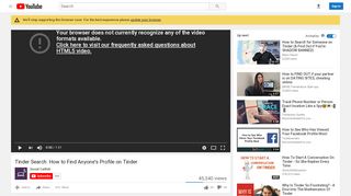 
                            9. Tinder Search: How to Find Anyone's Profile on Tinder - YouTube
