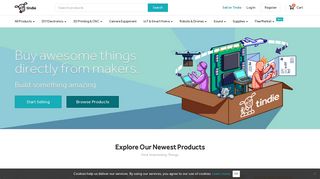 
                            10. Tindie: Buy and Sell Maker-Made Hardware Products