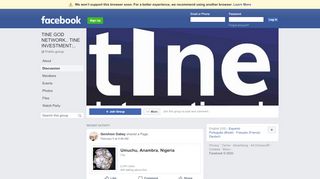 
                            4. TINE GOD NETWORK.. TINE INVESTMENT:.. Public Group | Facebook