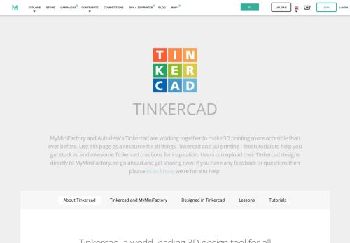 
                            10. Tinkercad - MyMiniFactory