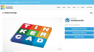 
                            1. Tinkercad Sign