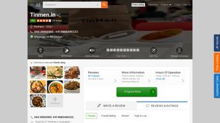 
                            4. Tinmen.in, Madhapur - Online Websites For Food Delivery in ... - Justdial
