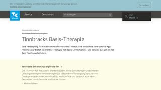 
                            5. Tinnitracks Basis-Therapie | Die Techniker