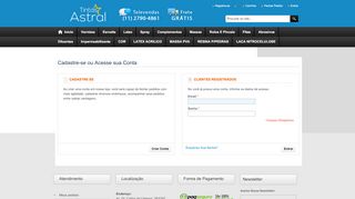 
                            12. Tintas Astral há 43 anos no mercado - Login de Cliente