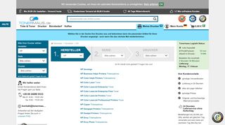 
                            3. Tinte und Toner für alle HP Drucker – günstig bei tonermaus.de