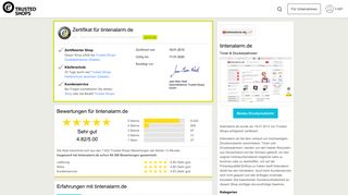 
                            2. tintenalarm.de Bewertungen & Erfahrungen | Trusted Shops