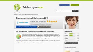 
                            11. ᐅ Tintencenter.com Erfahrungen aus 28.865 Bewertungen » 4.8/5 im ...