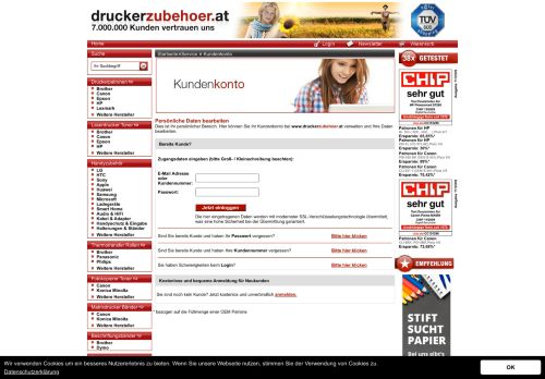 
                            3. Tintenpatronen & Druckerpatronen & Toner mit ... - Druckerzubehoer.at