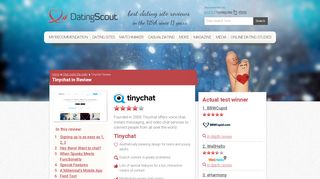 
                            13. Tinychat Review February 2019: Is it worth your coin? - DatingScout ...