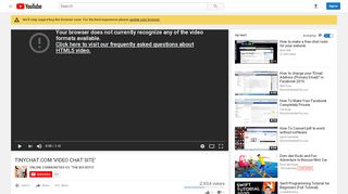 
                            3. TINYCHAT.COM 'VIDEO CHAT SITE' - YouTube