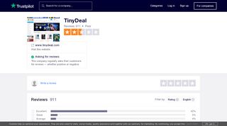 
                            5. TinyDeal Reviews | Read Customer Service Reviews of www.tinydeal ...