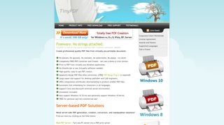 
                            6. TinyPDF - Create PDF for free, Freeware PDF Converter and Creator ...