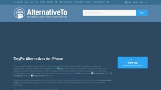
                            12. TinyPic Alternatives for iPhone - AlternativeTo.net