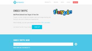 
                            4. Tinypic Embed Provider | Embedly