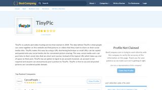 
                            8. TinyPic Reviews | Photo Sharing Sites Companies | Best Company