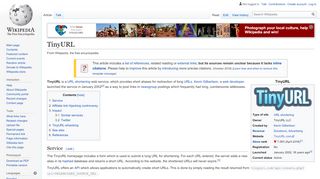 
                            7. TinyURL - Wikipedia