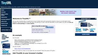 
                            1. TinyURL.com - shorten that long URL into a tiny URL