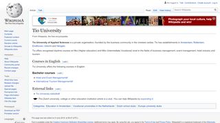 
                            7. Tio University - Wikipedia