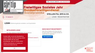 
                            11. tip - FSJ, BFD & Co Datenbank - Login / Registration