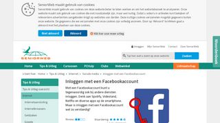 
                            11. Tip: inloggen met een Facebookaccount | SeniorWeb