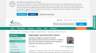 
                            13. Tip: opgeslagen wachtwoorden wissen | SeniorWeb