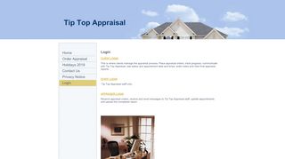 
                            6. Tip Top Appraisal - Login