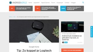 
                            10. Tip: Zo koppel je Logitech Harmony aan Google Assistent (en Google ...