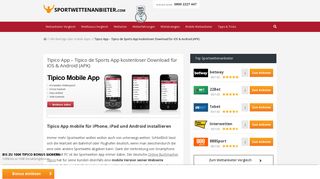 
                            10. Tipico App - Tipico de Sports App kostenloser Download für iOS ...