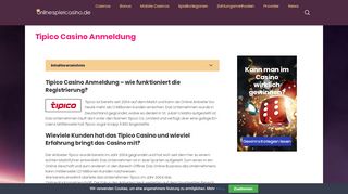 
                            13. Tipico Casino Anmeldung – wie funktioniert die Registrierung?