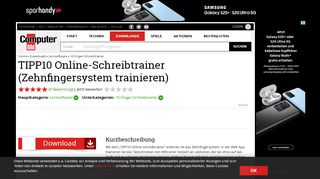 
                            13. TIPP10 Online-Schreibtrainer (Zehnfingersystem trainieren ...