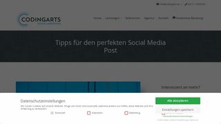 
                            12. Tipps für den perfekten Social Media Post | CodingArts