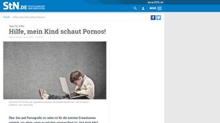 
                            12. Tipps für Eltern: Hilfe, mein Kind schaut Pornos! - Politik - Stuttgarter ...