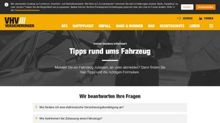 
                            8. Tipps rund ums Fahrzeug | VHV Versicherungen