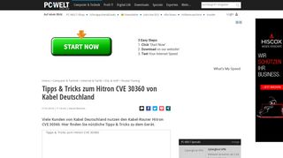 
                            6. Tipps & Tricks zum Hitron CVE 30360 von Kabel Deutschland - PC-Welt