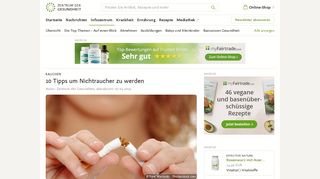 
                            5. Tipps um Nichtraucher zu werden - Zentrum der Gesundheit