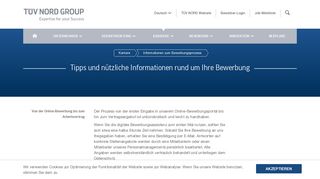 
                            4. Tipps und Infos zu Ihrer Bewerbung | TÜV NORD GROUP