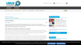 
                            8. Tipps und Tricks zu Gnome - LinuxCommunity